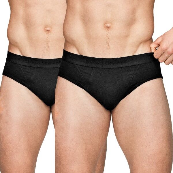 JBS of Denmark 2 pakkaus Organic Cotton Brief - Black  - Size: 122-66 - Color: musta JBS of Denmark 2 pakkaus Organic Cotton Brief - Black  - Size: 122-66 - Color: musta