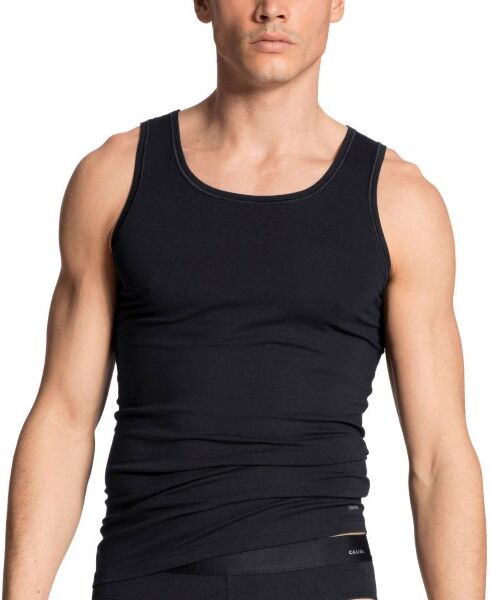 Calida Cotton Code Athletic Shirt - Black  - Size: 12090 - Color: musta Calida Cotton Code Athletic Shirt - Black  - Size: 12090 - Color: musta