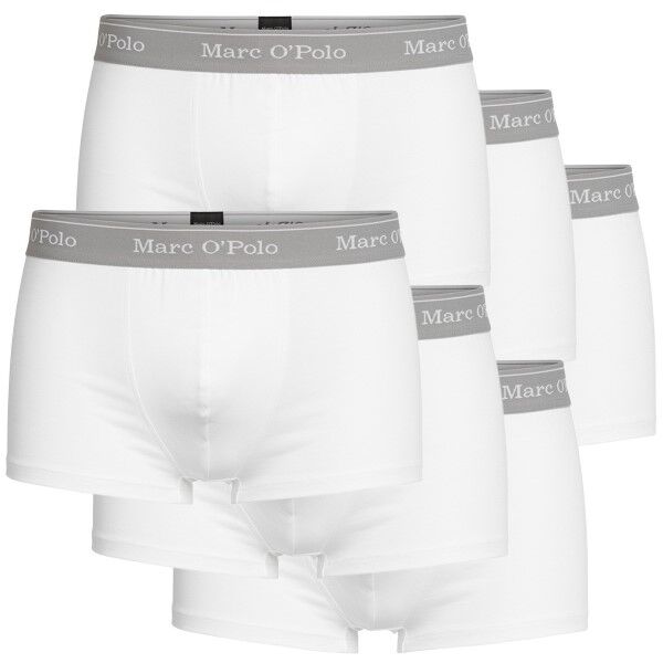 Marc O'Polo Marc O Polo Cotton Trunks 6 pakkaus - White * Kampanja *  - Size: 154606 - Color: valkoinen