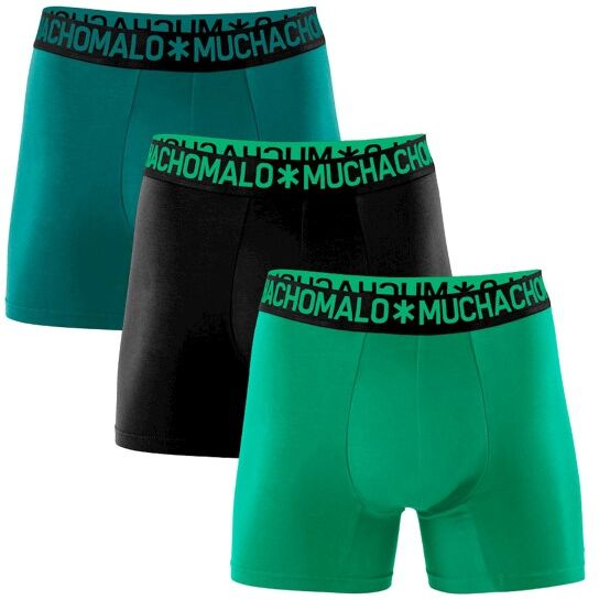 Muchachomalo 3 pakkaus Cotton Stretch Boxers - Green  - Size: 1132COTTON - Color: vihreä Muchachomalo 3 pakkaus Cotton Stretch Boxers - Green  - Size: 1132COTTON - Color: vihreä