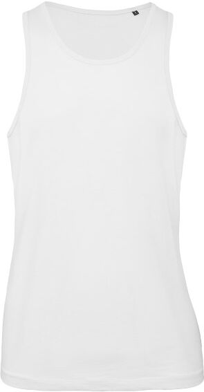 B & C Collection B and C Organic Inspire Men Tank Top - White  - Size: TM072 - Color: valkoinen