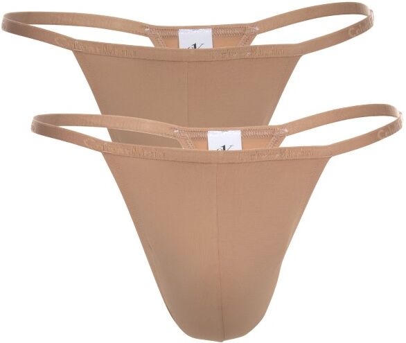 Calvin Klein CK One Thong For Men - Beige  - Size: NB2509A - Color: Beige Calvin Klein CK One Thong For Men - Beige  - Size: NB2509A - Color: Beige
