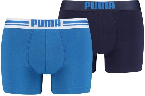 Puma 2 pakkaus Everyday Placed Logo Boxer - Blue  - Size: 651003001 - Color: sininen Puma 2 pakkaus Everyday Placed Logo Boxer - Blue  - Size: 651003001 - Color: sininen