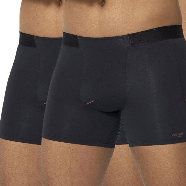 Sloggi 2 pakkaus Men Made Short Boxing Champ - Black  - Size: 10205168 - Color: musta Sloggi 2 pakkaus Men Made Short Boxing Champ - Black  - Size: 10205168 - Color: musta