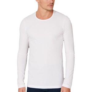 Schiesser 95-5 Organic Cotton Long Sleeve Shirt - White  - Size: 173812 - Color: valkoinen