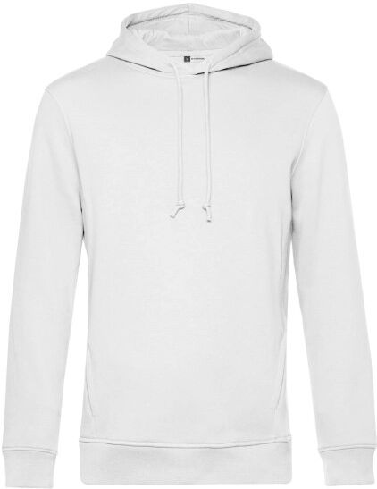 B & C Collection B and C Organic Men Hooded Shirt - White  - Size: WU33B - Color: valkoinen B & C Collection B and C Organic Men Hooded Shirt - White  - Size: WU33B - Color: valkoinen