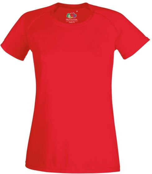 Fruit of the Loom Lady-Fit Performance T - Red  - Size: 61392 - Color: punainen Fruit of the Loom Lady-Fit Performance T - Red  - Size: 61392 - Color: punainen