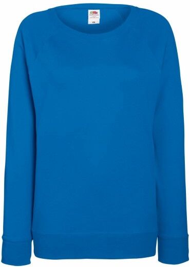 Fruit of the Loom Lady-Fit Light Raglan Sweat - Royalblue  - Size: 62146 - Color: royalsininen Fruit of the Loom Lady-Fit Light Raglan Sweat - Royalblue  - Size: 62146 - Color: royalsininen
