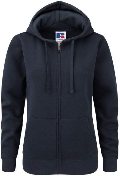 Russell Athletic Ladies Authentic Zipped Hood - Darkblue  - Size: 266F - Color: tummansin. Russell Athletic Ladies Authentic Zipped Hood - Darkblue  - Size: 266F - Color: tummansin.