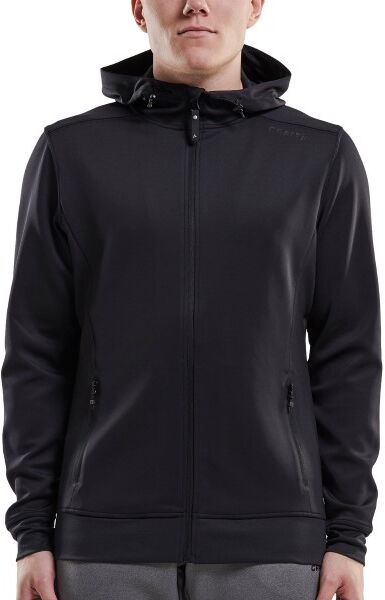 craft Noble Full Zip Hood Men - Black  - Size: 1904574 - Color: musta