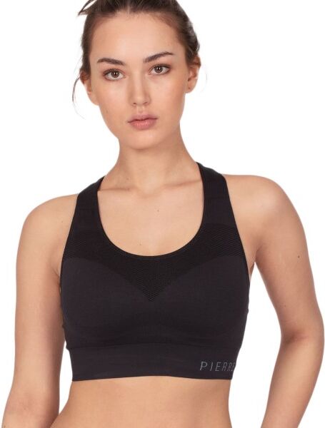 Pierre Robert Medium Support Sports Bra - Black  - Size: 68823 - Color: musta Pierre Robert Medium Support Sports Bra - Black  - Size: 68823 - Color: musta