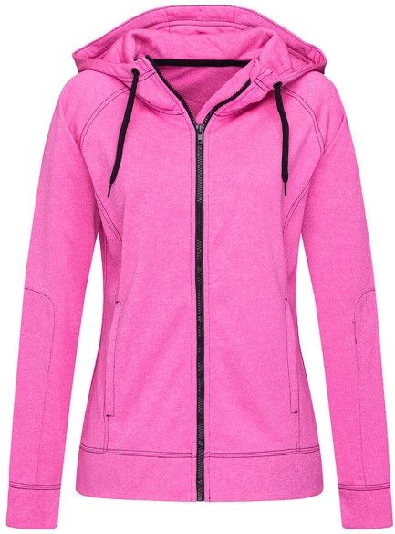 Stedman Performance Women Hooded Jacket - Pink  - Size: ST5930 - Color: roosa Stedman Performance Women Hooded Jacket - Pink  - Size: ST5930 - Color: roosa