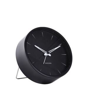KARLSSON Alarm Clock Lure Home Decoration Watches Alarm Clocks Musta KARLSSON  - BLACK - Size: Ø11CM