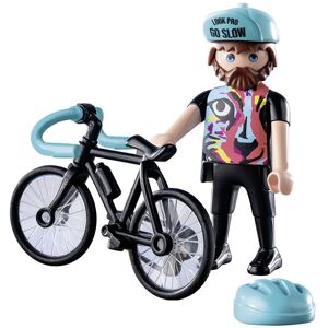 Landevejscyklist Paul - 71478 Toys Playmobil Toys Playmobil Special Plus Multi/patterned PLAYMOBIL