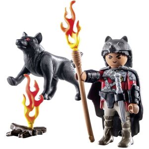 Special Plus Kriger Med Ulv - 71482 Toys Playmobil Toys Playmobil Special Plus Multi/patterned PLAYMOBIL