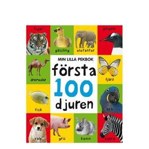 TUKAN Min Lilla Pekbok: Första 100 Djuren Toys Kids Books Baby Books Monivärinen/Kuvioitu TUKAN  - MULTI-COLORED - Size: SWEDISH