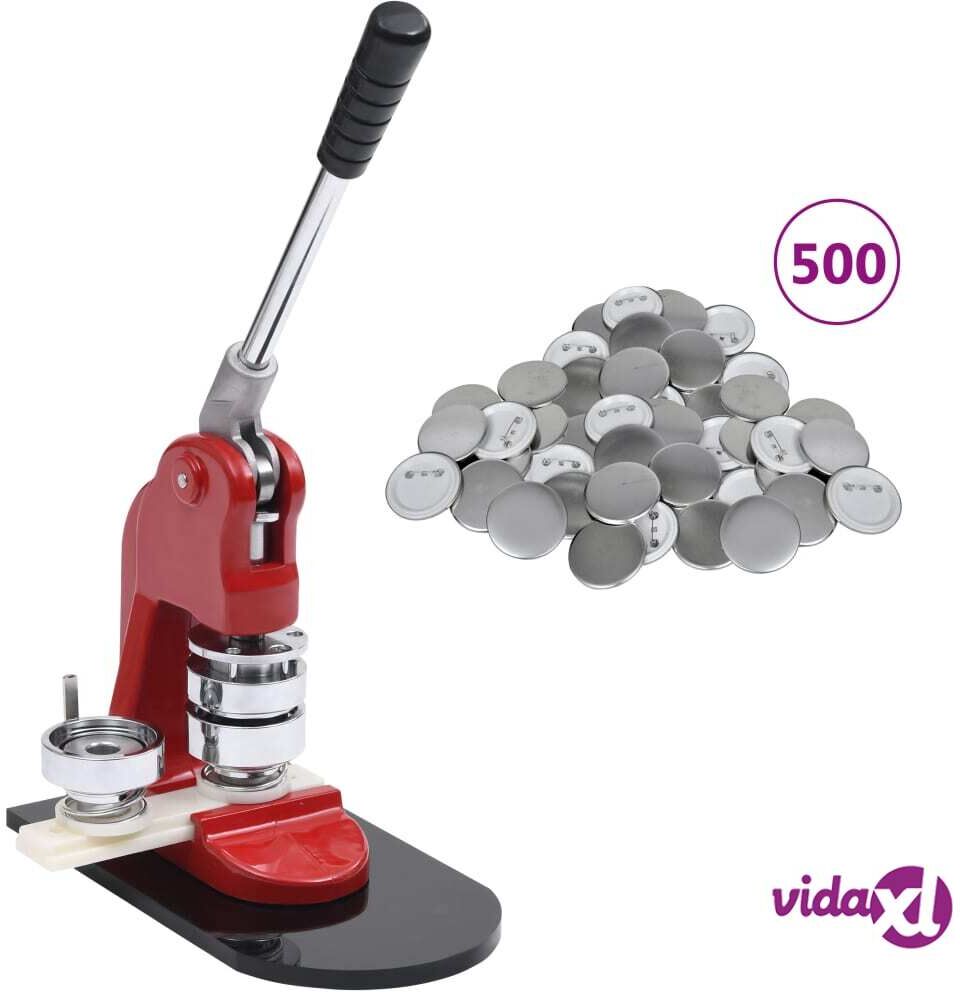vidaXL Rintanappilaite 500 kpl pinssien osia 25 mm vidaXL Rintanappilaite 500 kpl pinssien osia 25 mm