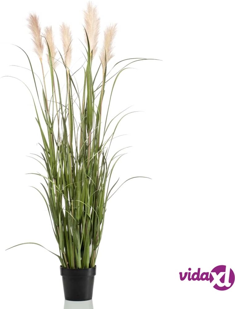 Emerald Hopeapampaheinä tekokasvi ruukussa 160 cm Emerald Hopeapampaheinä tekokasvi ruukussa 160 cm