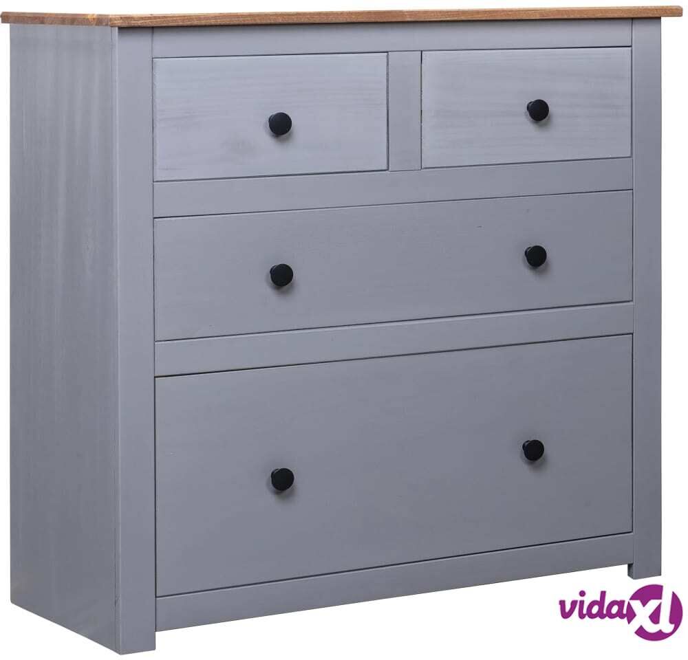 vidaXL Senkki harmaa 80x40x83 cm mänty Panama-sarja vidaXL Senkki harmaa 80x40x83 cm mänty Panama-sarja