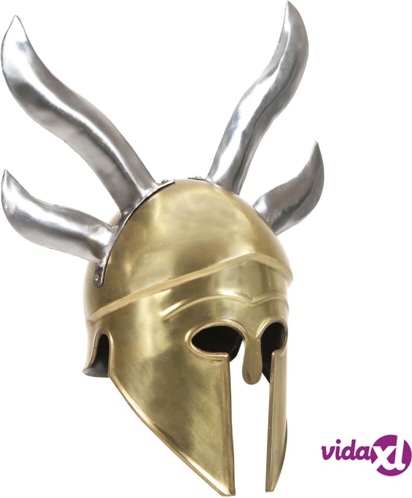vidaXL Kreikkaisen sotilaan kypärä antiikki kopio messinki teräs vidaXL Kreikkaisen sotilaan kypärä antiikki kopio messinki teräs