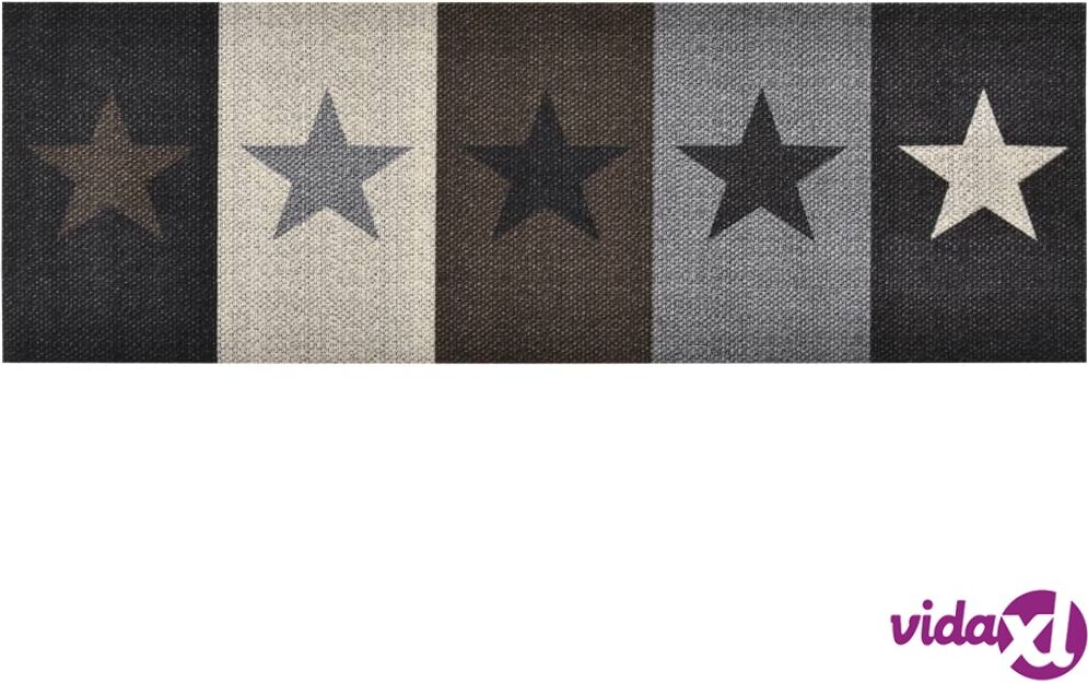 vidaXL Keittiön pestävä lattiamatto Stars 45x150 cm vidaXL Keittiön pestävä lattiamatto Stars 45x150 cm