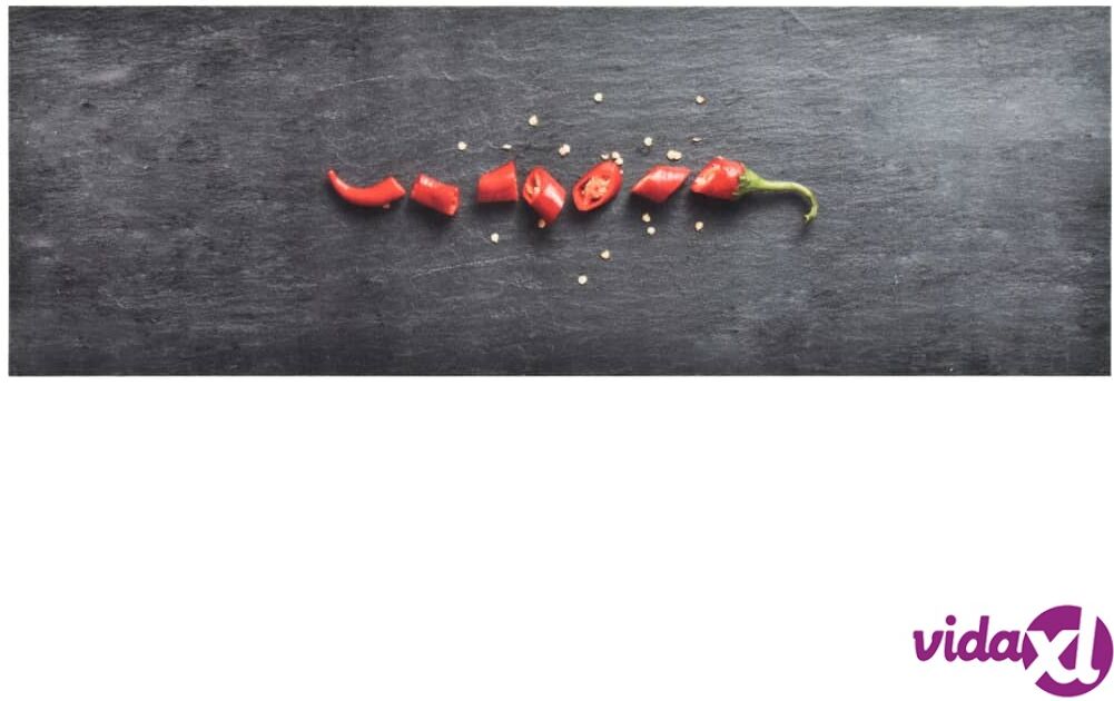 vidaXL Keittiön pestävä lattiamatto Pepper 45x150 cm vidaXL Keittiön pestävä lattiamatto Pepper 45x150 cm