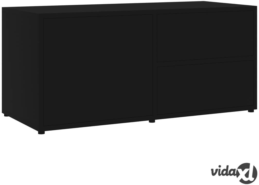 vidaXL TV-taso musta 80x34x36 cm lastulevy vidaXL TV-taso musta 80x34x36 cm lastulevy