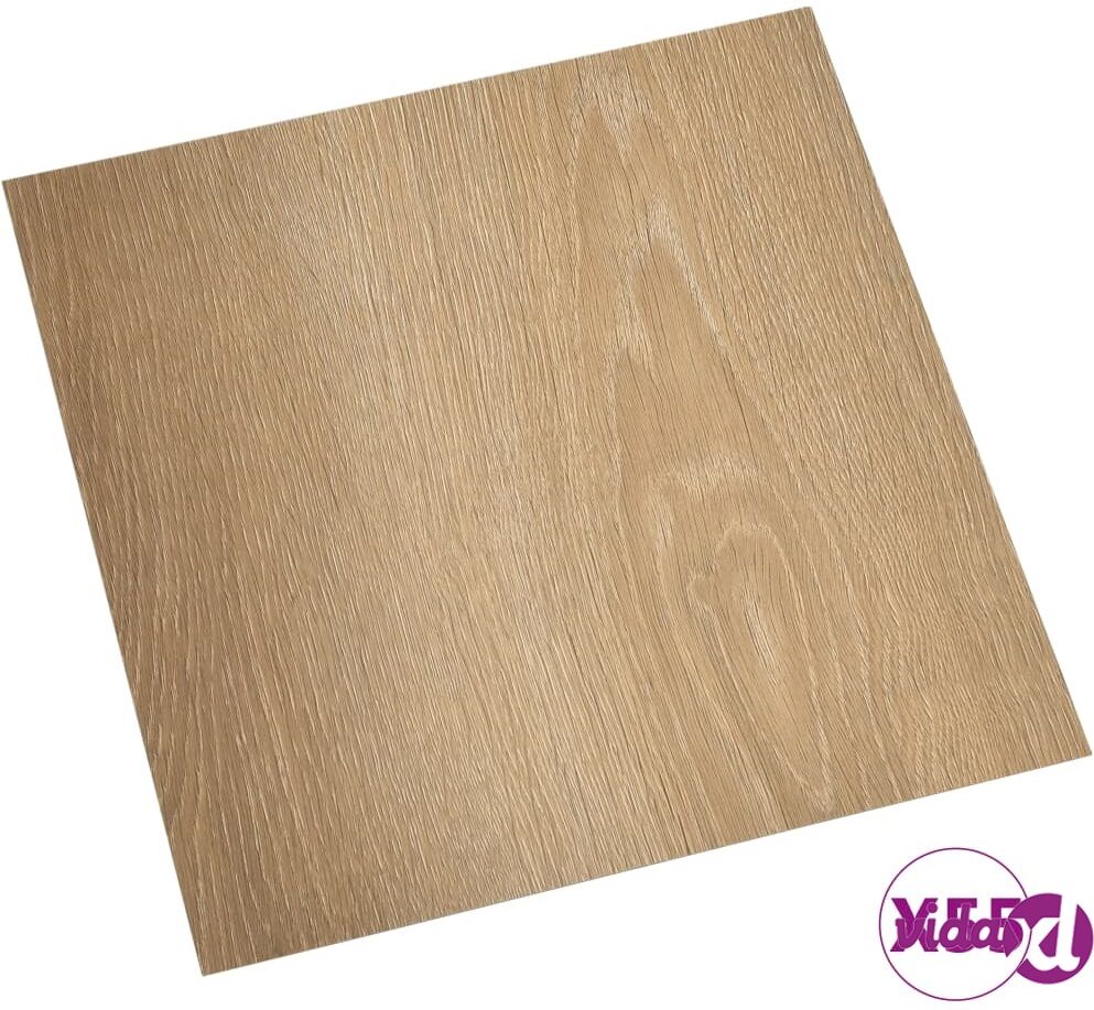 vidaXL Itsekiinnittyvä lattialankku 55 kpl PVC 5,11 m² ruskea vidaXL Itsekiinnittyvä lattialankku 55 kpl PVC 5,11 m² ruskea