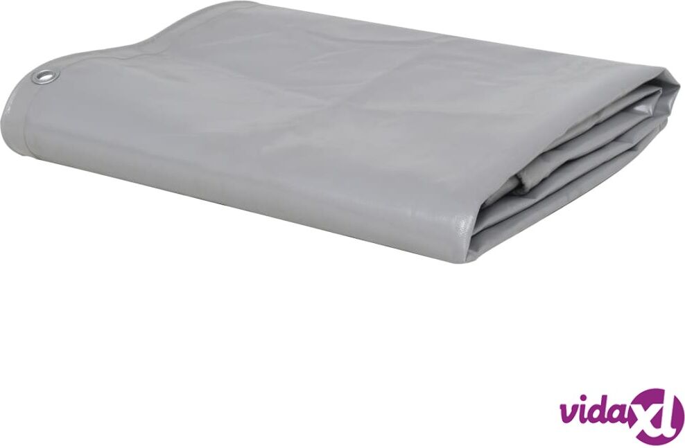 vidaXL Pressu 650 g/m² 4x5 m harmaa vidaXL Pressu 650 g/m² 4x5 m harmaa