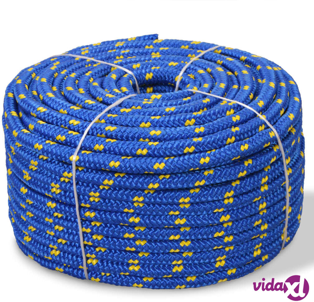 vidaXL Veneköysi Polypropeeni 8 mm 500m Sininen vidaXL Veneköysi Polypropeeni 8 mm 500m Sininen