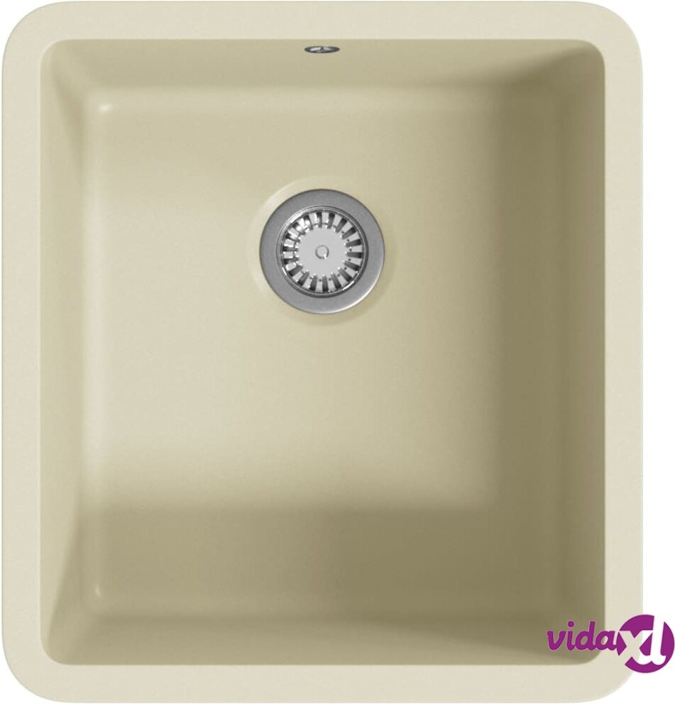 vidaXL Keittiön pesuallas graniitti beige vidaXL Keittiön pesuallas graniitti beige