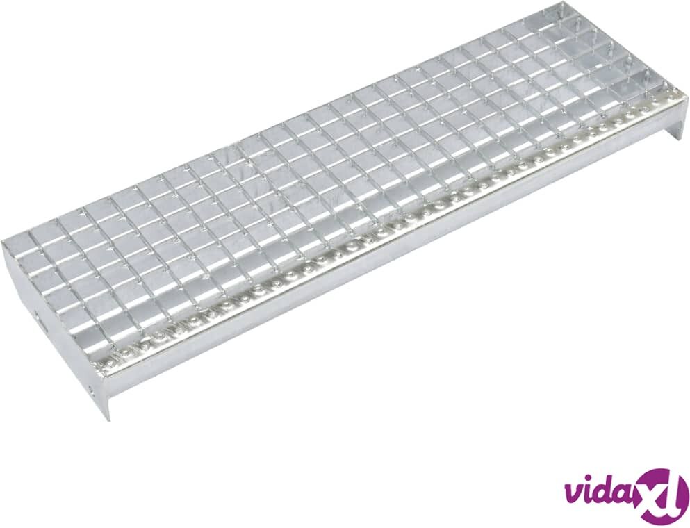 vidaXL Porrasritilät 4 kpl puristelukittu sinkitty teräs 1000x240 mm vidaXL Porrasritilät 4 kpl puristelukittu sinkitty teräs 1000x240 mm