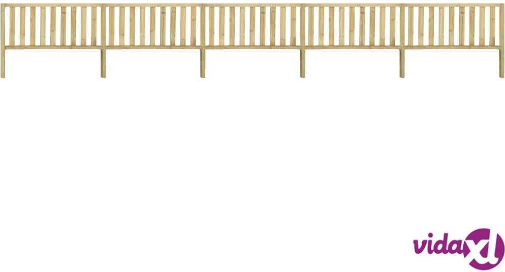 vidaXL Puutarha-aita Kyllästetty mänty 8,86x1,3 m vidaXL Puutarha-aita Kyllästetty mänty 8,86x1,3 m