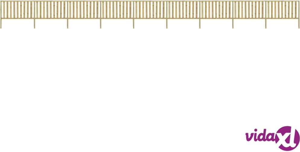 vidaXL Puutarha-aita Kyllästetty mänty 15,9x1,5 m vidaXL Puutarha-aita Kyllästetty mänty 15,9x1,5 m