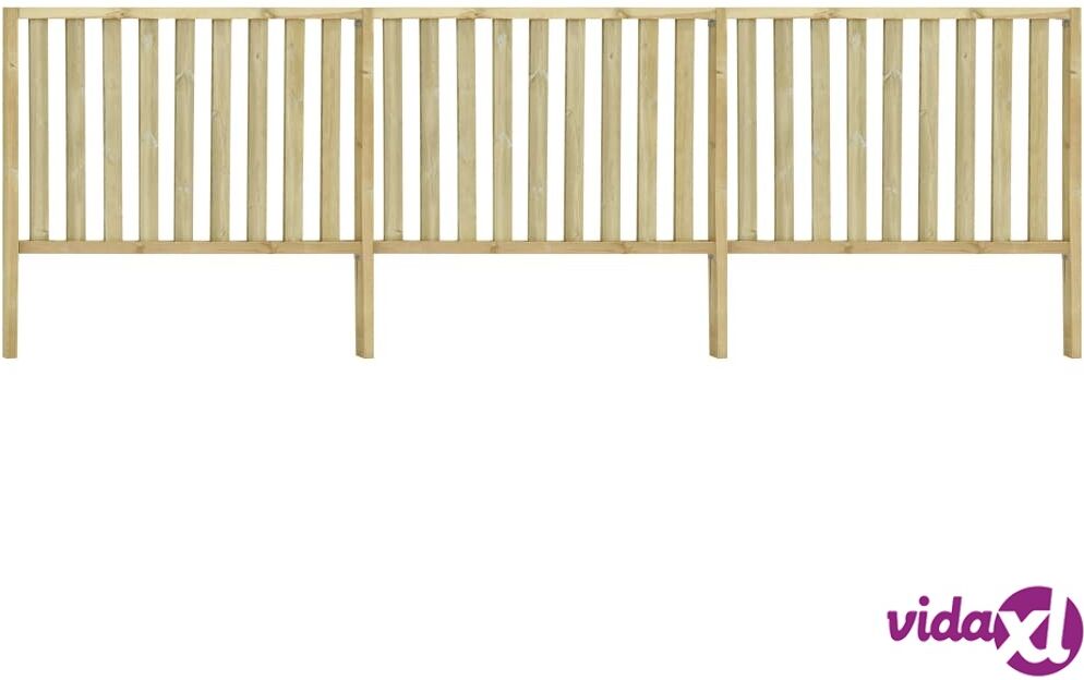 vidaXL Puutarha-aita Kyllästetty mänty 5,34x1,7 m vidaXL Puutarha-aita Kyllästetty mänty 5,34x1,7 m