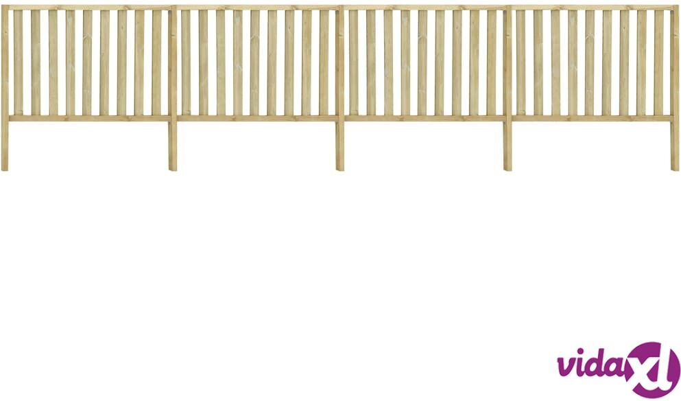 vidaXL Puutarha-aita Kyllästetty mänty 7,1x1,7 m vidaXL Puutarha-aita Kyllästetty mänty 7,1x1,7 m