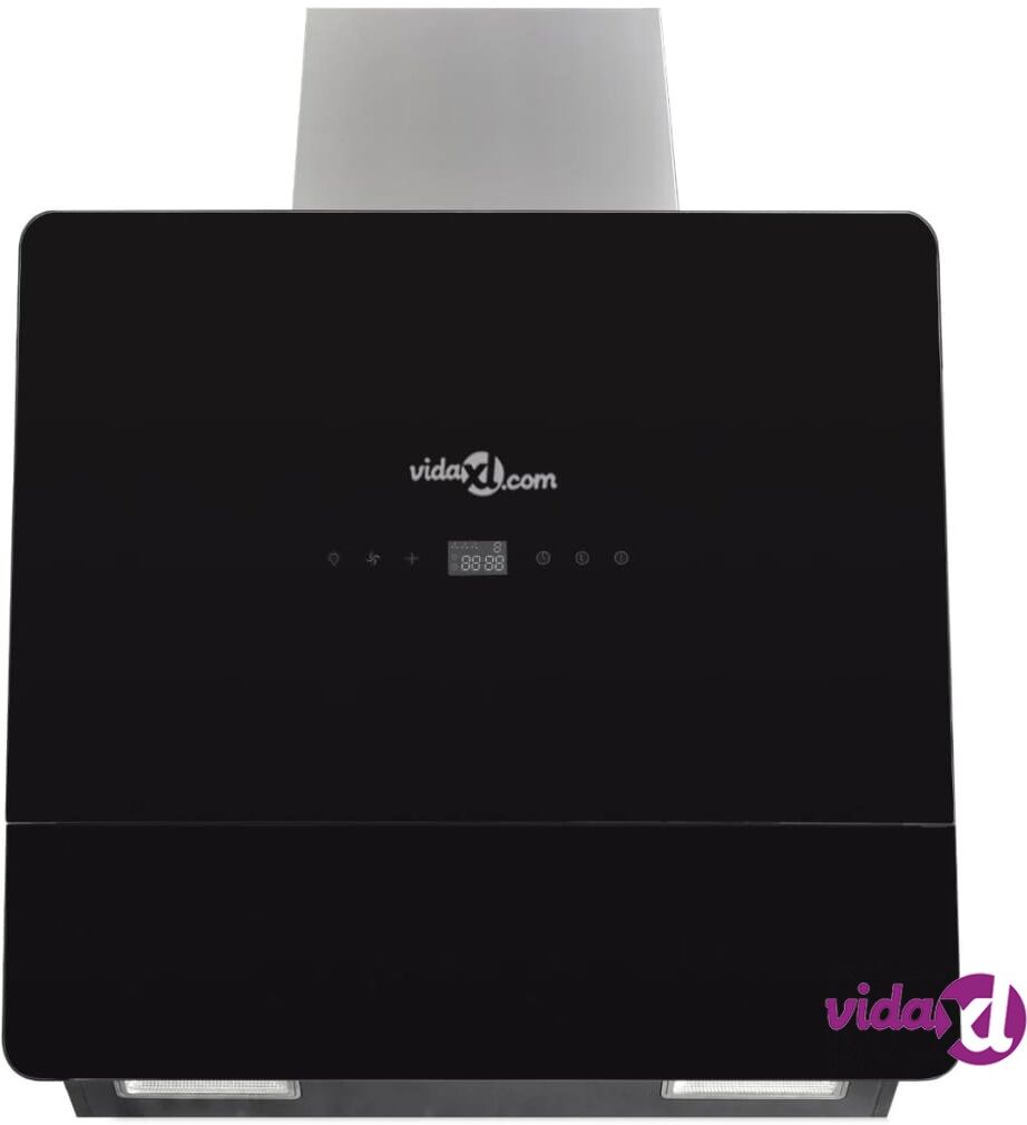 vidaXL Liesituuletin näytöllä karkaistu lasi 600 mm musta vidaXL Liesituuletin näytöllä karkaistu lasi 600 mm musta