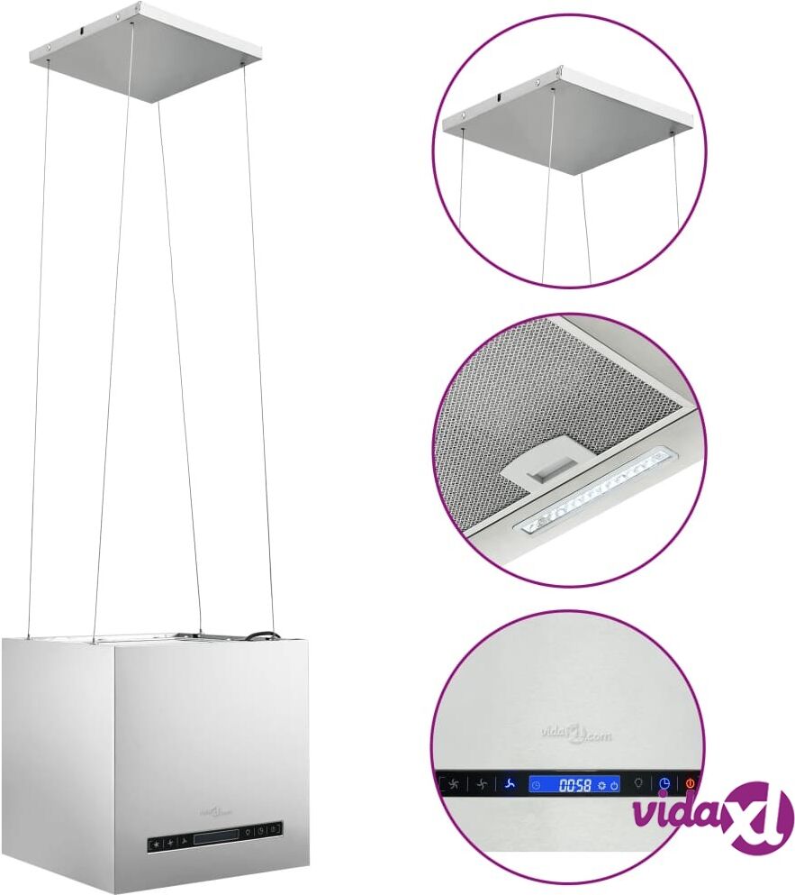 vidaXL Ripustettava liesituuletin LCD 37 cm ruostumaton teräs vidaXL Ripustettava liesituuletin LCD 37 cm ruostumaton teräs