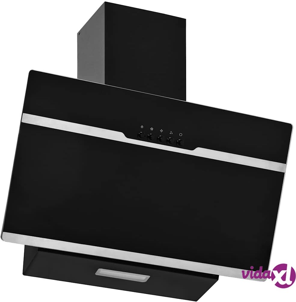 vidaXL Liesituuletin 60 cm ruostumaton terä ja karkaistu lasi vidaXL Liesituuletin 60 cm ruostumaton terä ja karkaistu lasi