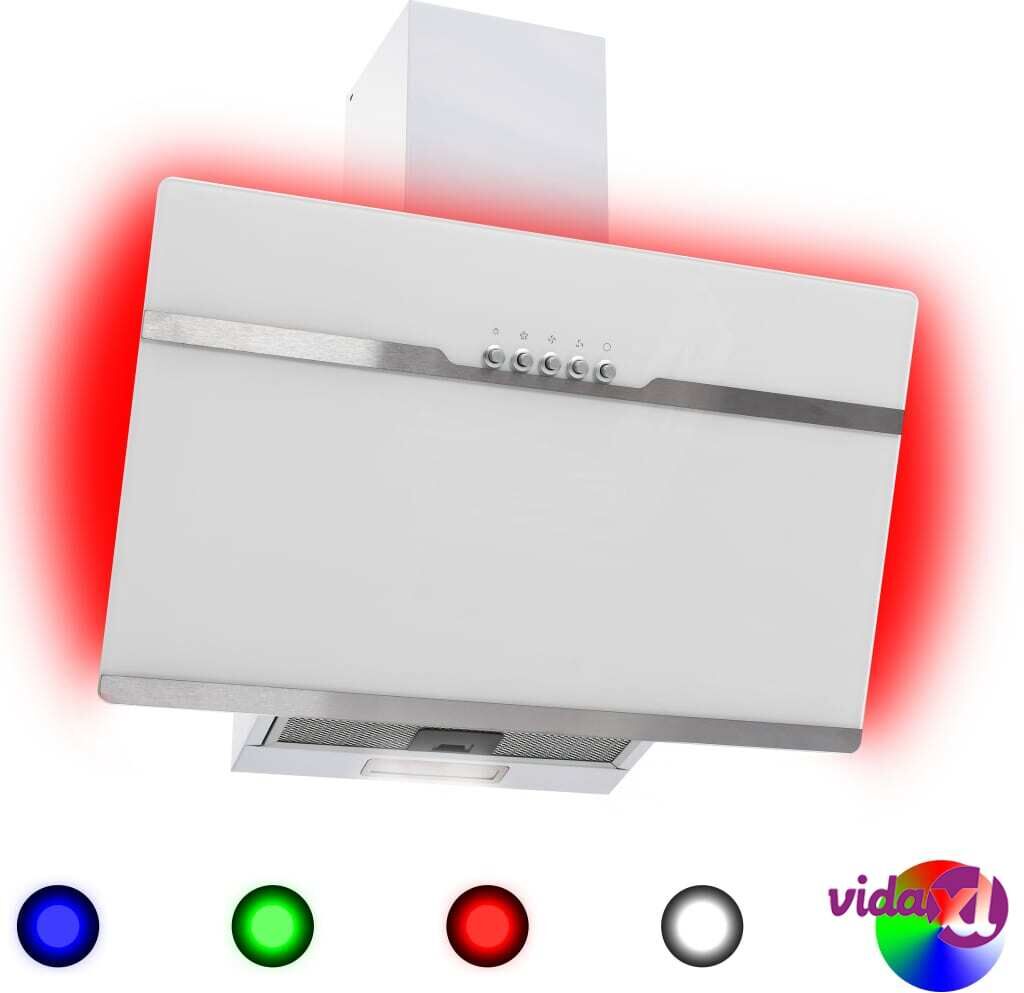 vidaXL Liesituuletin RGB 60 cm ruostumaton teräs ja karkaistu lasi