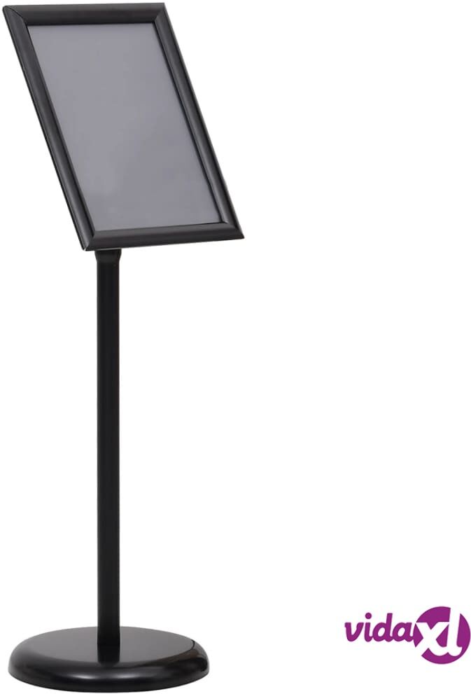 vidaXL A4 Julisteteline musta alumiiniseos vidaXL A4 Julisteteline musta alumiiniseos