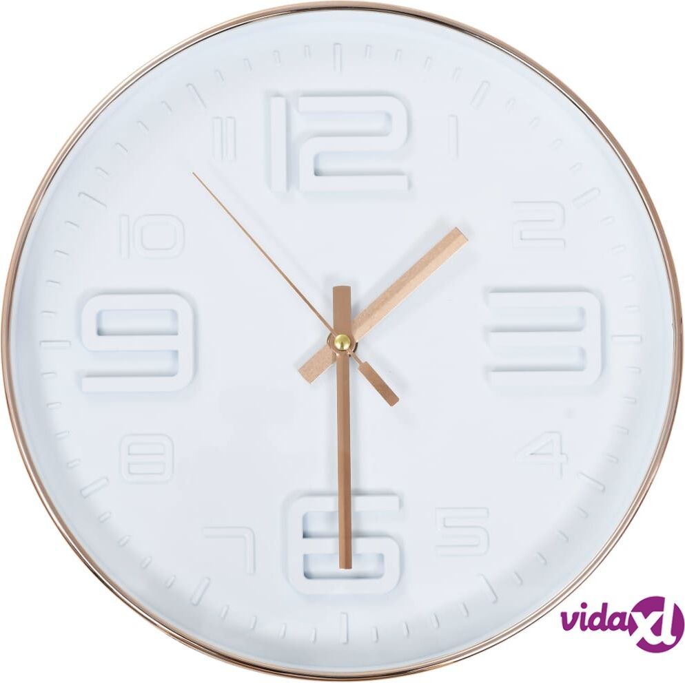 vidaXL Seinäkello kuparin näköinen 30 cm vidaXL Seinäkello kuparin näköinen 30 cm