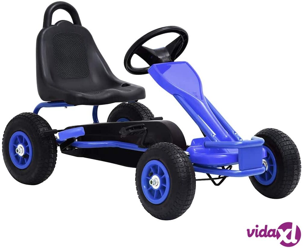 vidaXL Poljettava Mikroauto ilmarenkailla Sininen vidaXL Poljettava Mikroauto ilmarenkailla Sininen