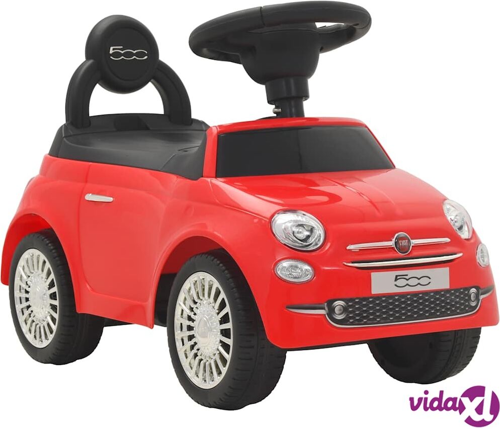 vidaXL Potkuauto Fiat 500 punainen vidaXL Potkuauto Fiat 500 punainen