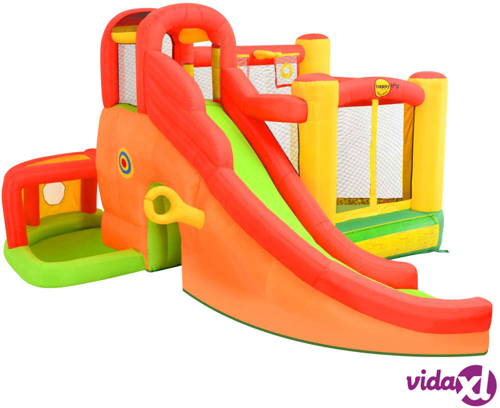 Happy Hop Täytettävä pomppulinna liukumäellä 450x380x230 cm PVC Happy Hop Täytettävä pomppulinna liukumäellä 450x380x230 cm PVC