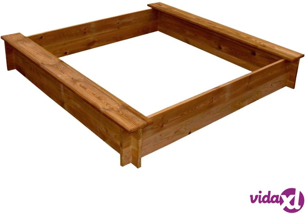 vidaXL Hiekkalaatikko puu neliö vidaXL Hiekkalaatikko puu neliö