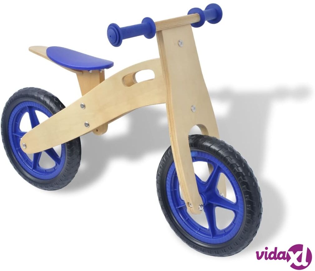 vidaXL Tasapainopyörä Puu Sininen vidaXL Tasapainopyörä Puu Sininen