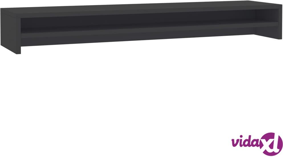 vidaXL Näyttökoroke harmaa 100x24x13 cm lastulevy vidaXL Näyttökoroke harmaa 100x24x13 cm lastulevy