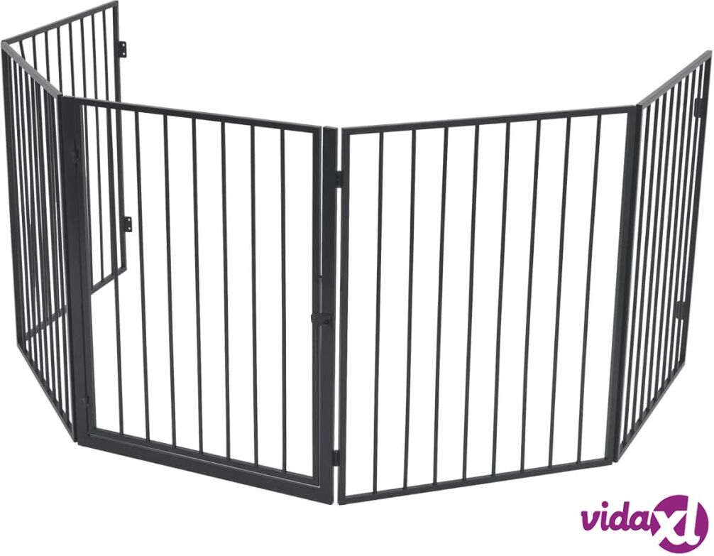 vidaXL Takan Aita Lemmikeille Musta Teräs vidaXL Takan Aita Lemmikeille Musta Teräs