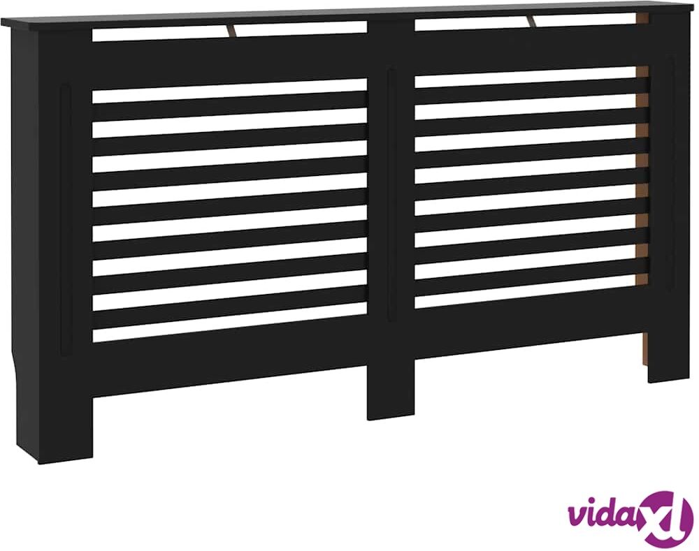 vidaXL Lämpöpatterin suoja musta 152x19x81 cm MDF vidaXL Lämpöpatterin suoja musta 152x19x81 cm MDF